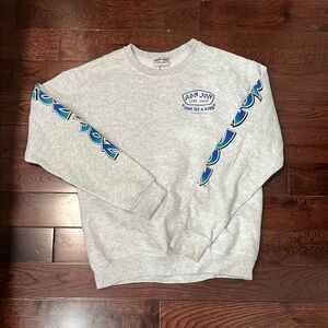 Gray& Colorful Ron Jon Crewneck
